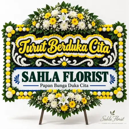 Papan Bunga Duka Wakatobi